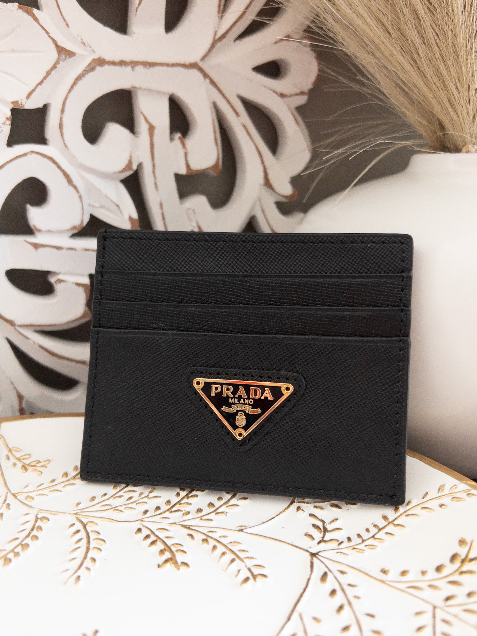 MILAN CARD CASE WALLET - BLACK