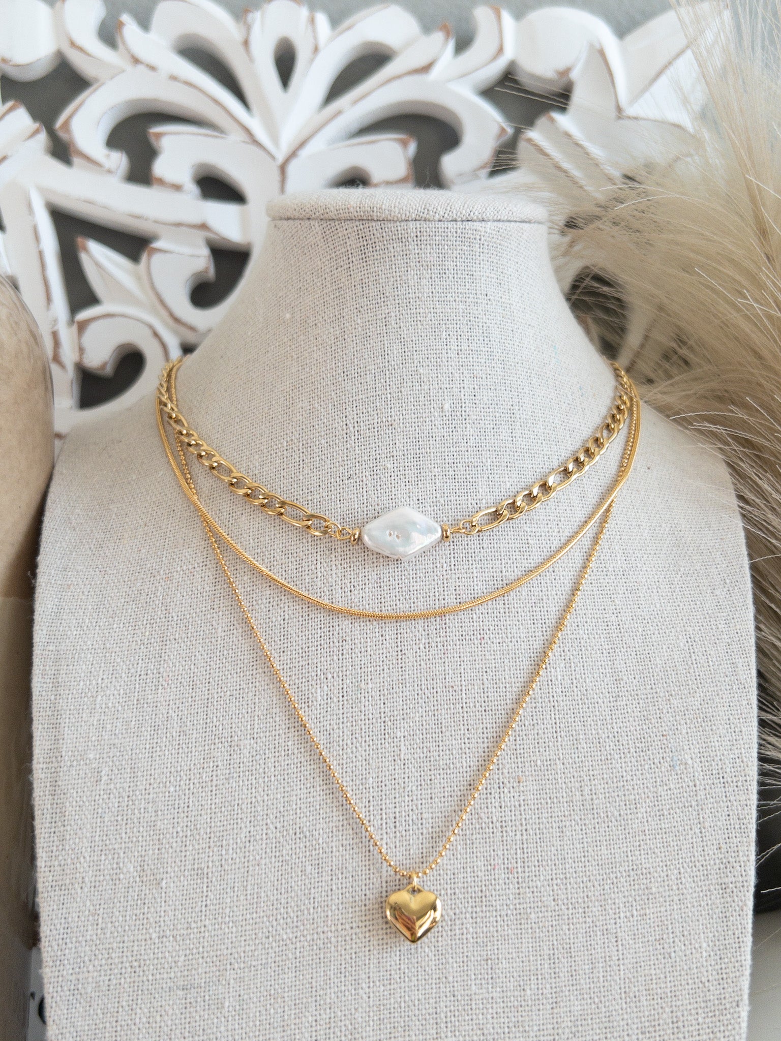 HEART LAYERED NECKLACE