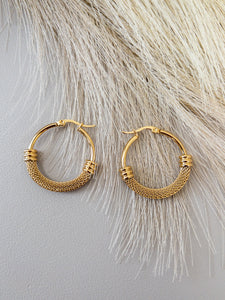 ALL NIGHT HOOP EARRINGS