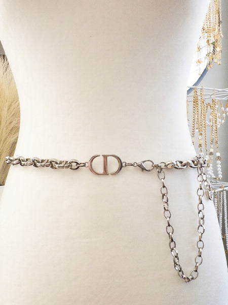 CD CHAIN BELT - SILVER